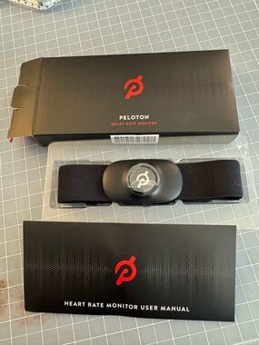 Peloton Black Heart Rate Monitor Chest Strap